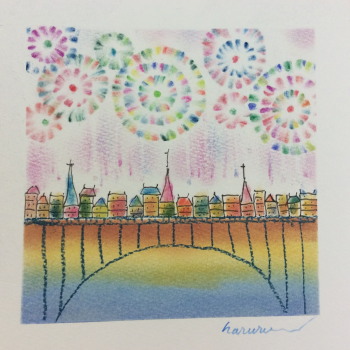 Harurunさん ラ・セーヌの花火.jpg