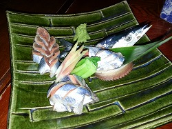 秋刀魚の刺身