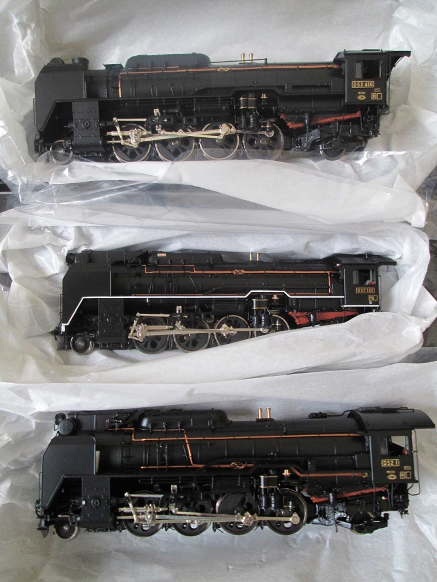 2/6新>HO天賞堂カンタム搭載蒸機等を極める C62, C61, D51, D52, D61