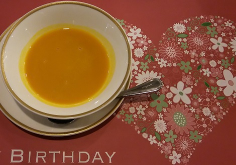 お誕生日コース本日のスープ