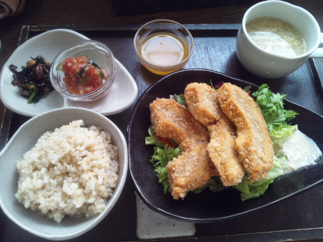 cafe spile_車麩のフライランチ