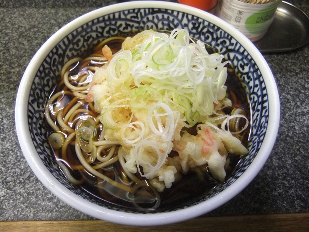 ひさご@浅草橋の天ぷらそば1