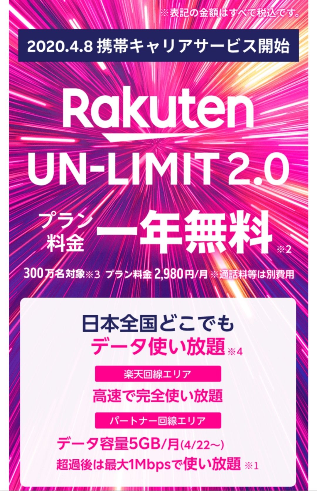 Rakuten Un Limit 2 0 どうするかな 孤独なバツイチ男の転落人生 楽天ブログ