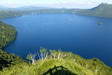 20160812霧のない摩周湖