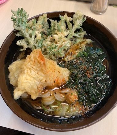 立ち食い蕎麦 勝どき よつば 今日は春菊そばにイカ天増し タケの毎日がトライアスロン 楽天ブログ