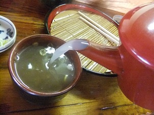 富倉そば本店＠飯山のそば湯