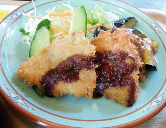 シェフの「トンカツ」-2♪