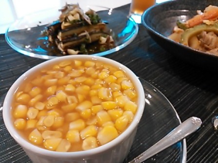 生とうもろこし茶わん蒸し
