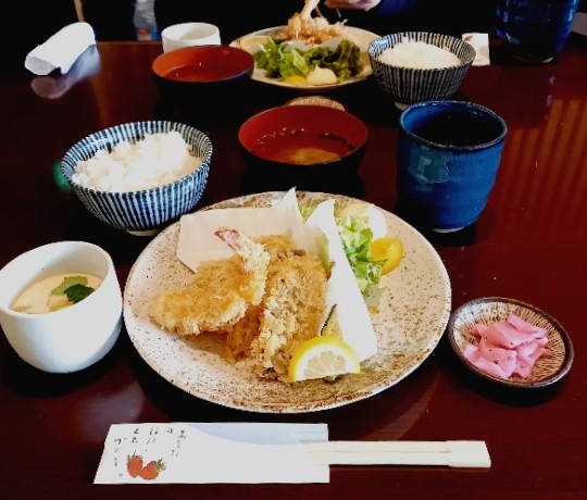 あじ・海老フライ