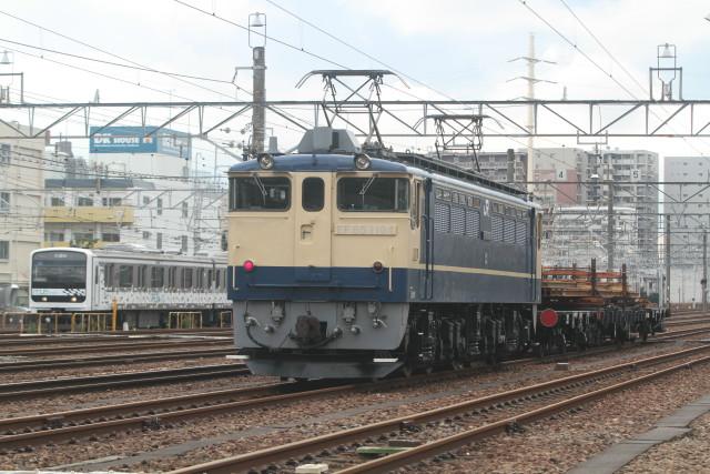 EF65 1104牽引 チ-チキ-チ 田端 チキ工臨2