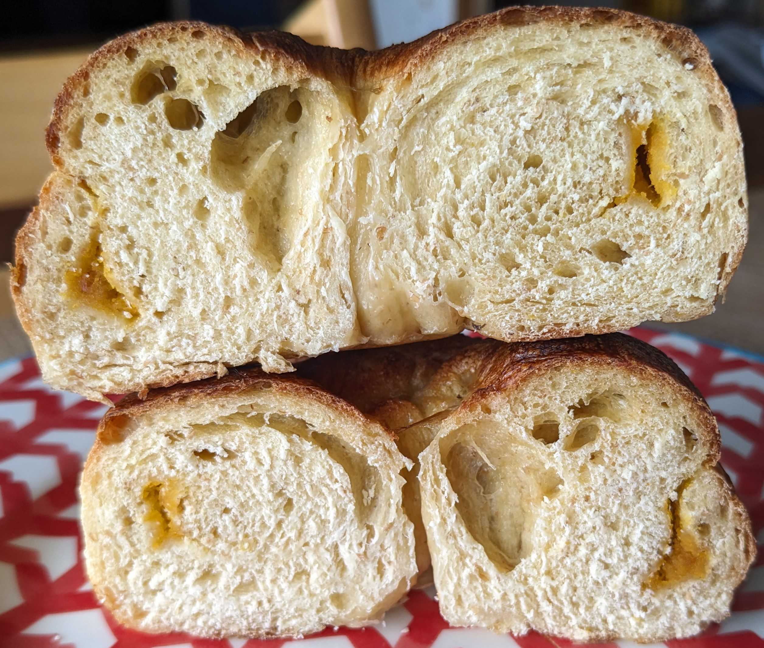 愛媛県県松山市yamatoyabake.の通販　かぼちゃベーグルの断面