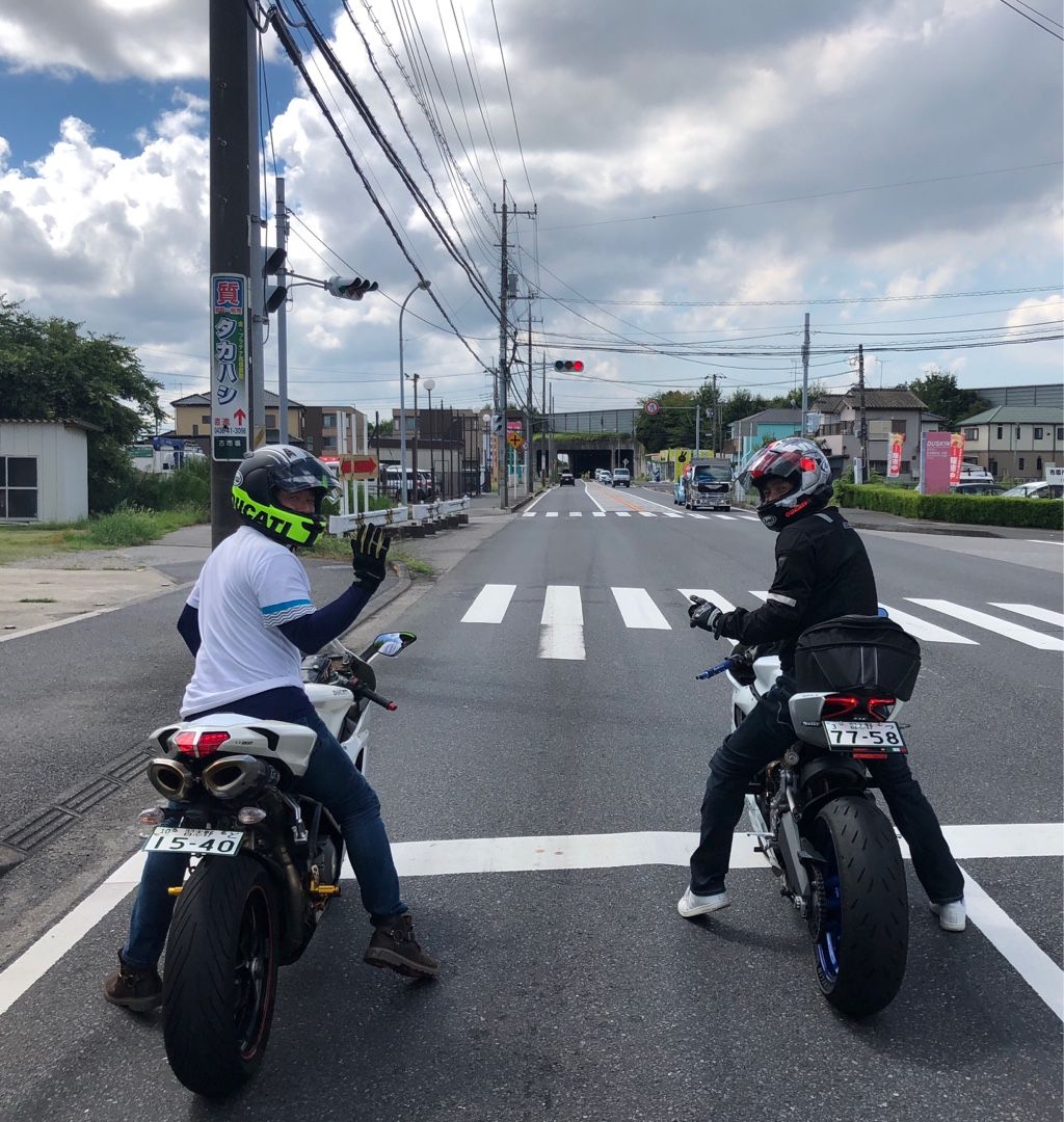 勝浦坦々麺ツーリング  Ducati Hypermotard821 life u0026 Kawasaki 