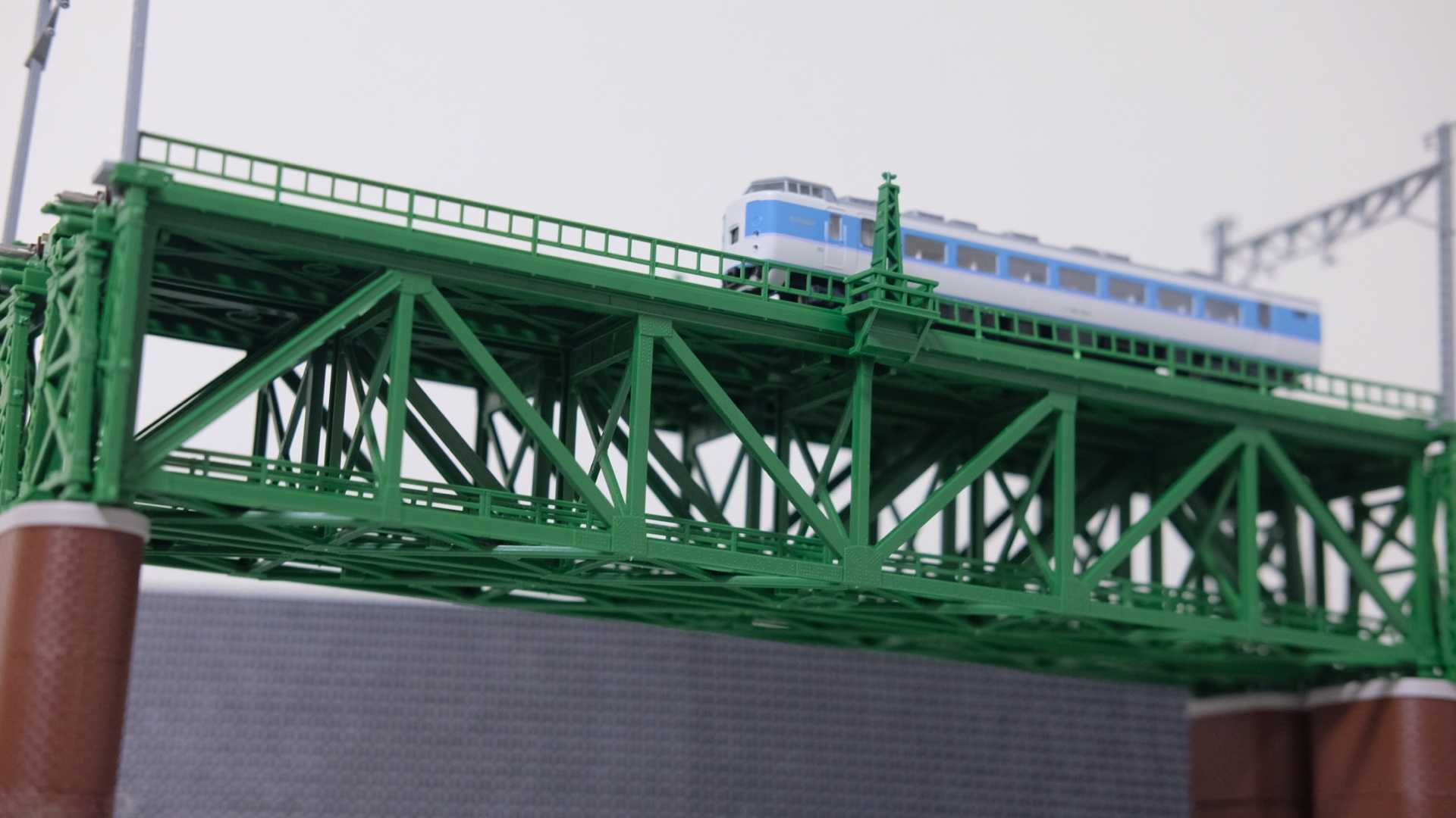 TOMIX Nゲージ 上路式単線トラス鉄橋S280 F 深緑 PC橋脚 2本付 3267 鉄道模型用品 （訳ありセール 格安）