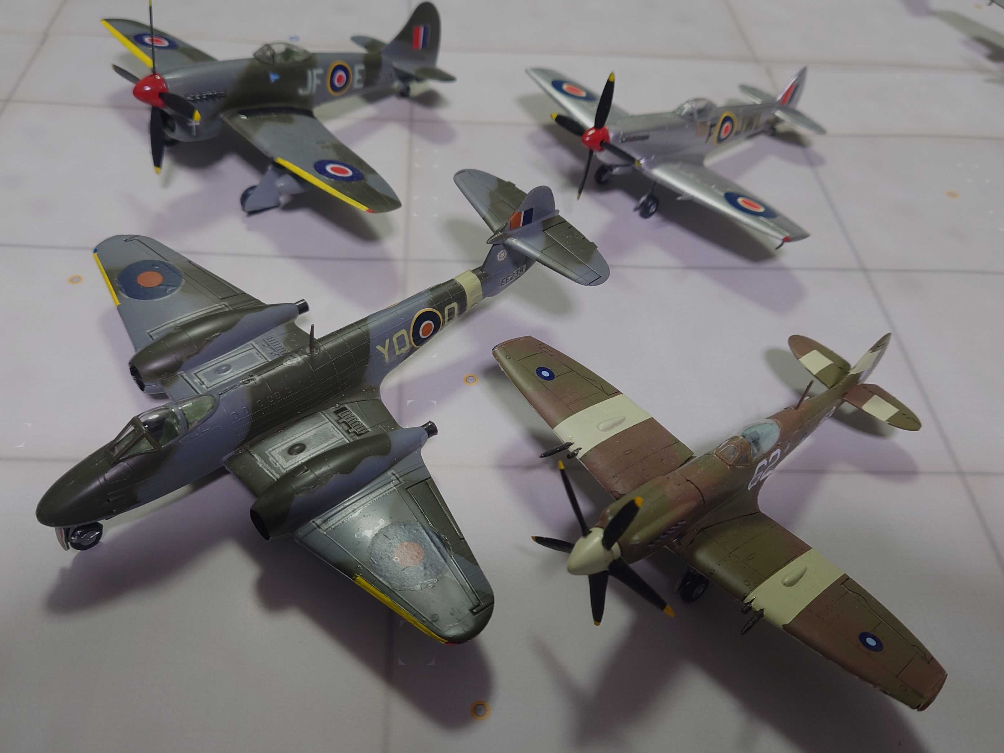 1/72 AIRFIX☆3機セット…ミグ15、ストーモビック、ミーティアIII