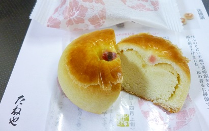 たねやの花饅頭.JPG