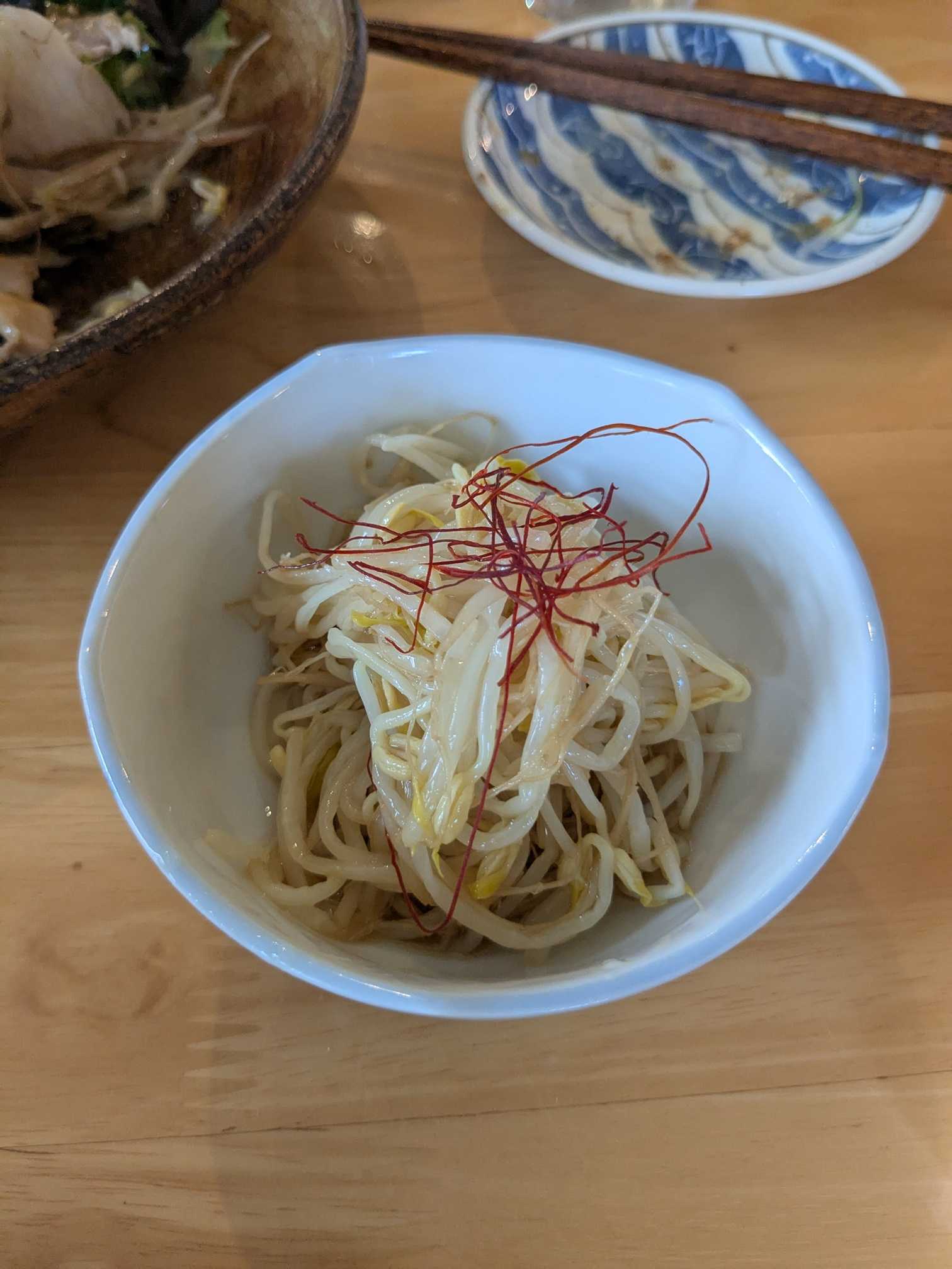 西表島　子連れ夕食　居酒屋がぶまる　島もやしナムル