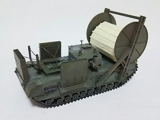 カーペットレイヤーD型装備チャーチルMk3工兵戦闘車 完成 | 凍りの