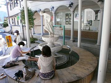 下呂温泉　ビーナスの足湯