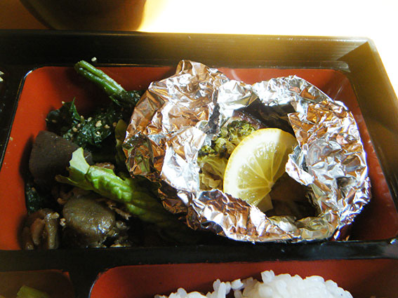 アメリカンステーションの「鮭のホイル焼き」♪