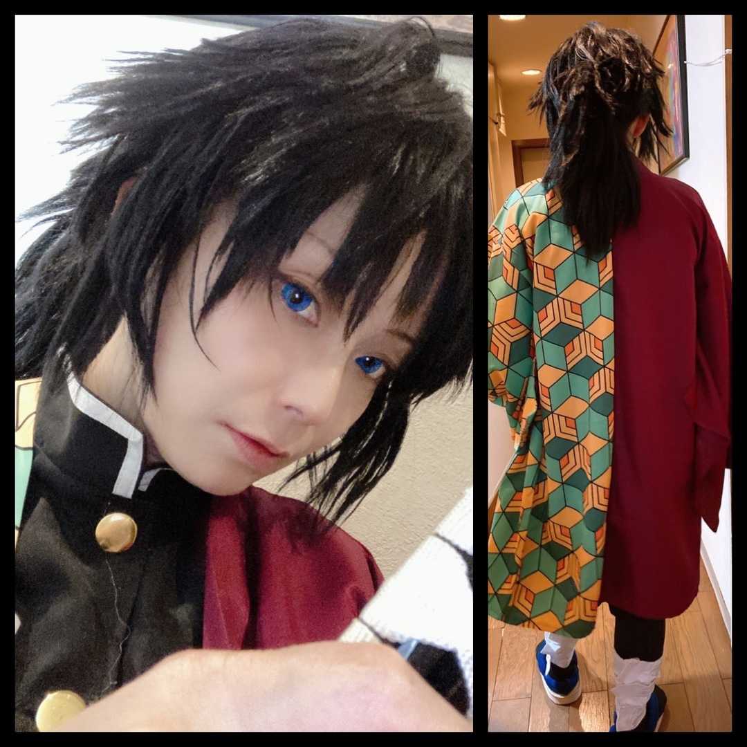 アラフィフの富岡義勇コスプレチャレンジ！ハロウィンまであと2日