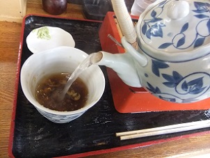南花畑４丁目・そば政のそば湯