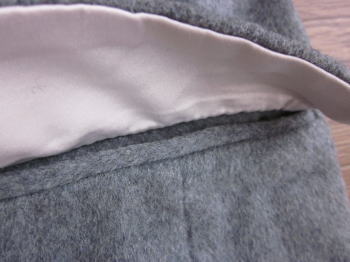 Maison de Reefur 同型 ウールカシミヤチェスターコート グレー M 6500円+送料945円Side by Side10.JPG