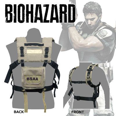 軍派遣バイオハザード BSAA ハーネス＆ベルト クリス・レッドフィールド BIOHAZARD 5 CAPCOM その他