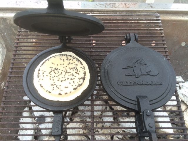 岩手県南部鉄器せんべい焼き器