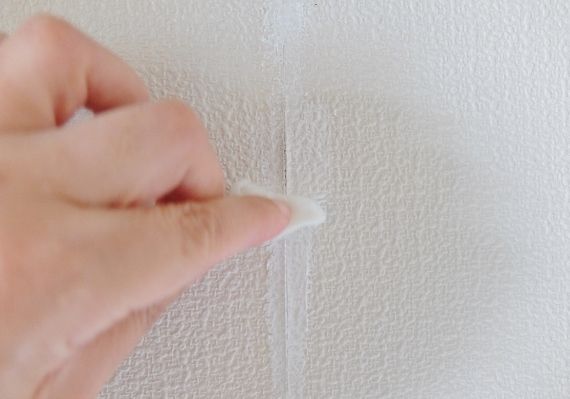 DIY 洗面所のリフォーム　セルフ リノベーション はがせる壁紙 賃貸 IKEA