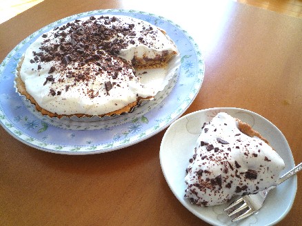 チョコバナナタルト