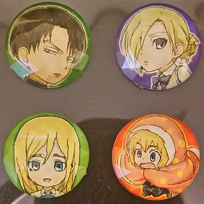 進撃巨人中学校チョコおまけ