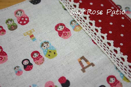 コースター　マトちゃん柄