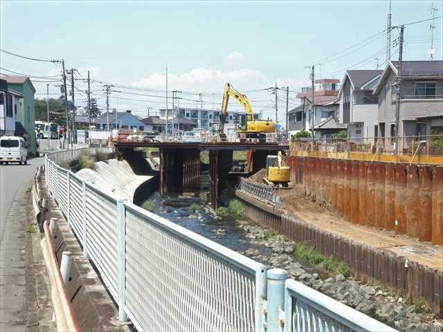 藤沢・大和 自転車道を走るー5、中原街道の新道大橋から終点の大和橋へ 