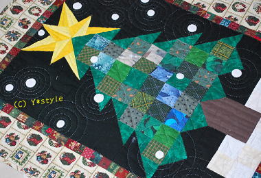 クリスマスツリーのタペストリー Y*style