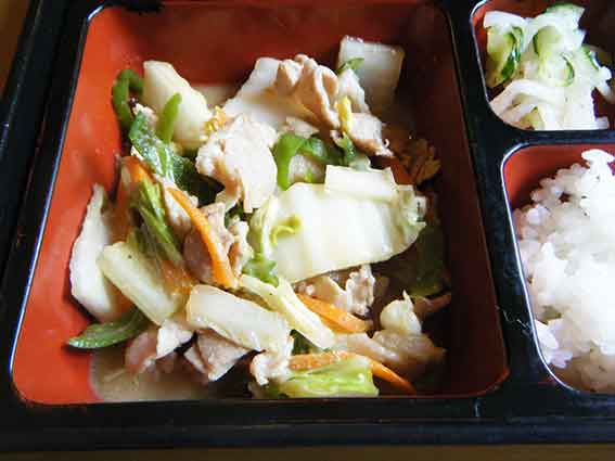 アメリカンステーションの「豚肉のみそ炒め」-2♪