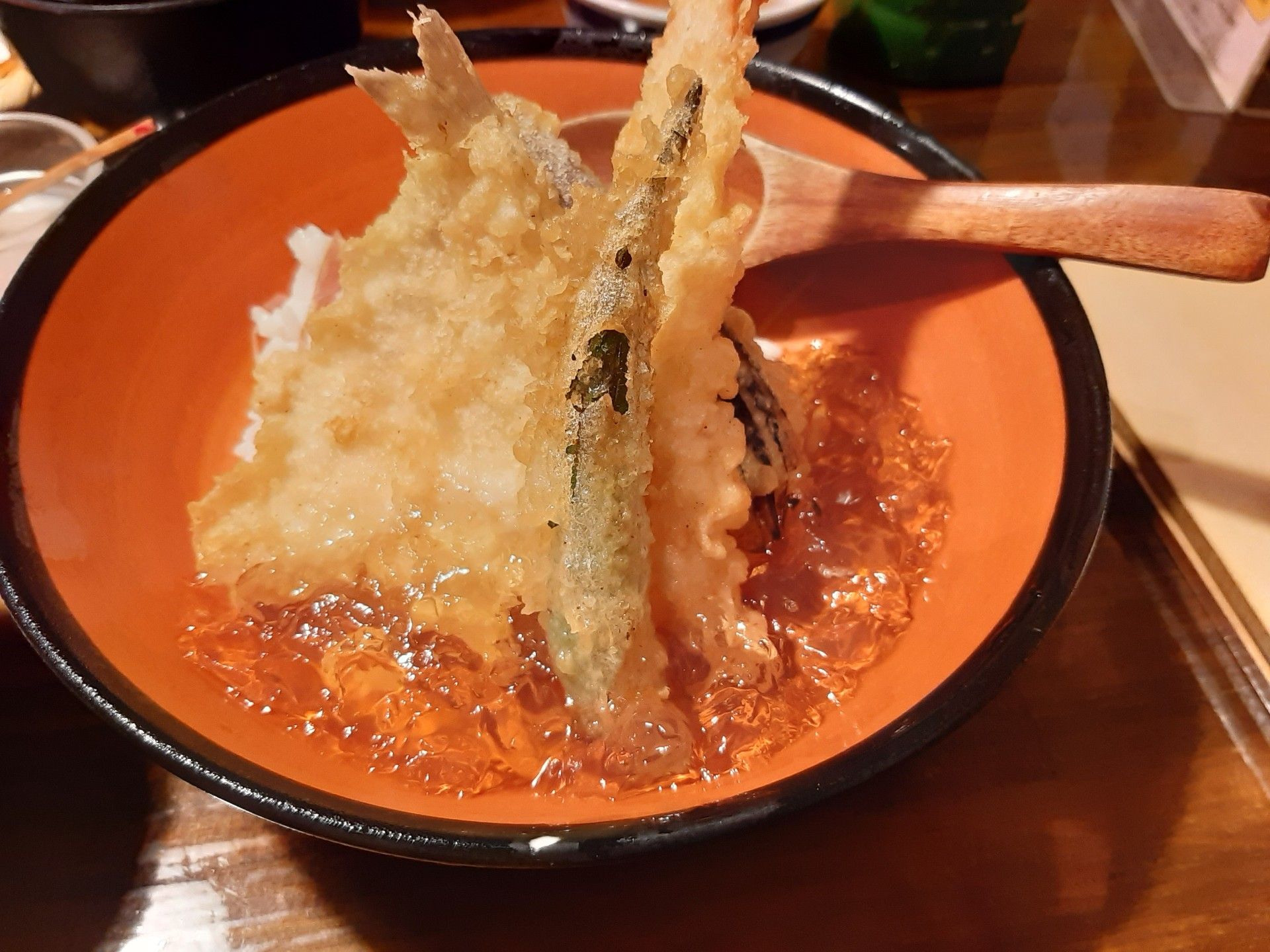 新宿 串天ぷら 段々屋の冷し天丼 専業主夫が旨いもの食べるブログ 楽天ブログ