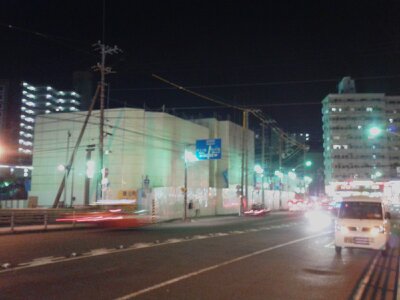 日ノ出町駅前2012年11月下旬・１