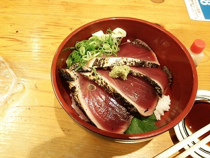 かつおのたたき丼