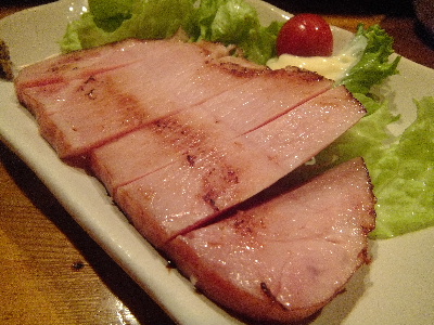 トリス酒場　ハムステーキ