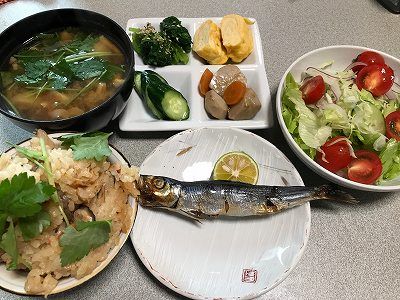 炊き込みご飯と小さいおかず あんこのつぶやき おやじの単身日記 楽天ブログ