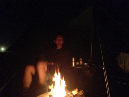 焚き火