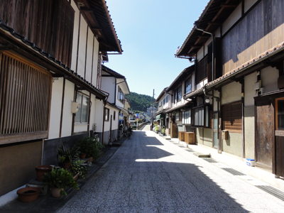 勝山の町並み
