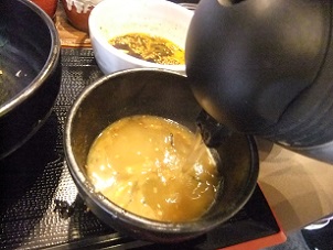 千住３丁目・J’s curryのそば湯
