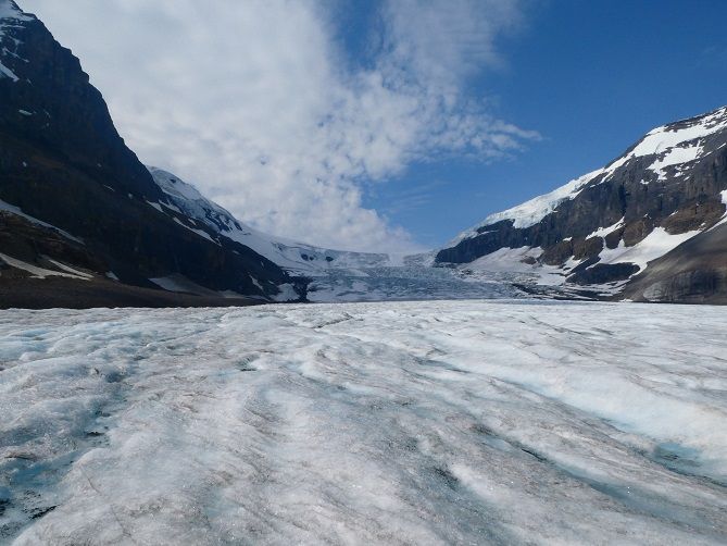 カナダ・アサバスカ氷河1、今朝の天気、7月の作品:花を持つ童女 hiroの外断熱日記 楽天ブログ