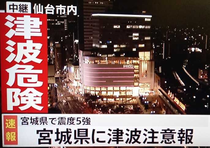宮城県で震度5の地震 短く強い言葉で津波の注意喚起が | 不適合 ...
