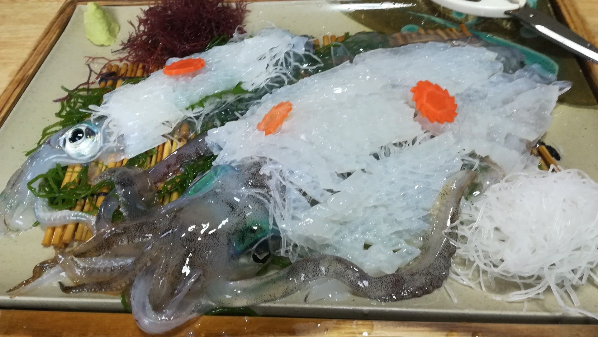 佐賀県 唐津市 呼子のイカの活造り 大和 専業主夫が旨いもの食べるブログ 楽天ブログ