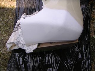 ライフ　ＤＩＹでバンパー補修