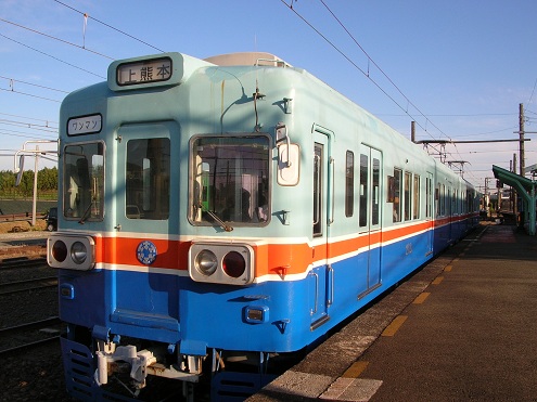 熊本電鉄　上熊本駅行