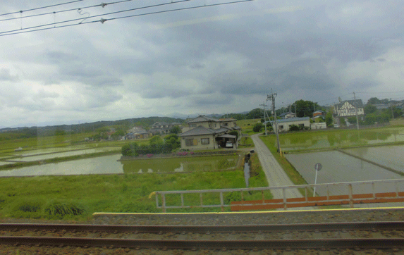 ’１３．６．７日記車窓田園