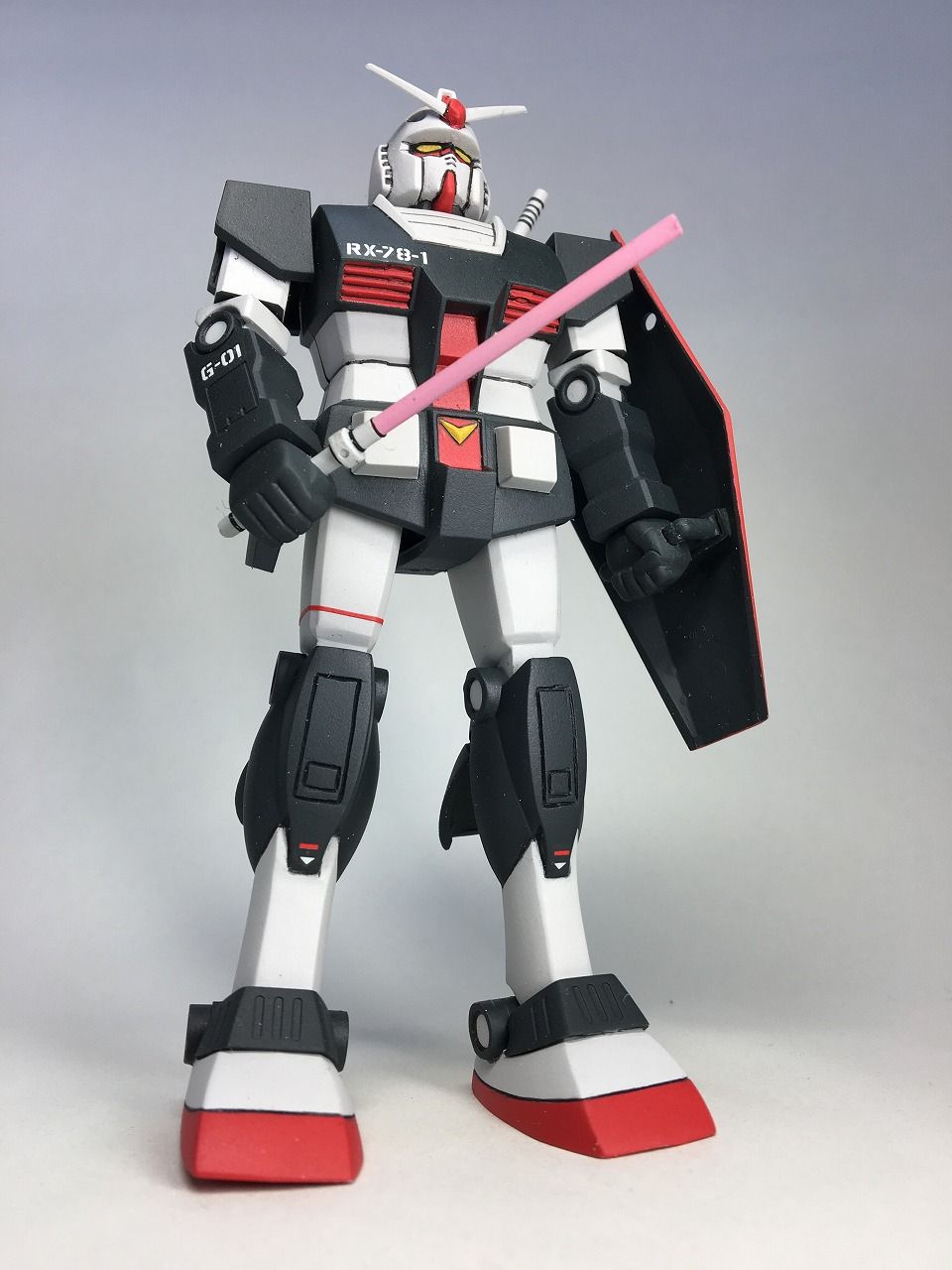 旧キット Rx 78 1 プロトタイプガンダム 1 144 ガンプラ 完成 カンオウ ガンプラ ブログ 楽天ブログ